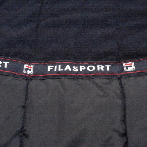 Vintage Men's Fila Sport Winter Jacket with Hoodie. - Picture 10 of 13